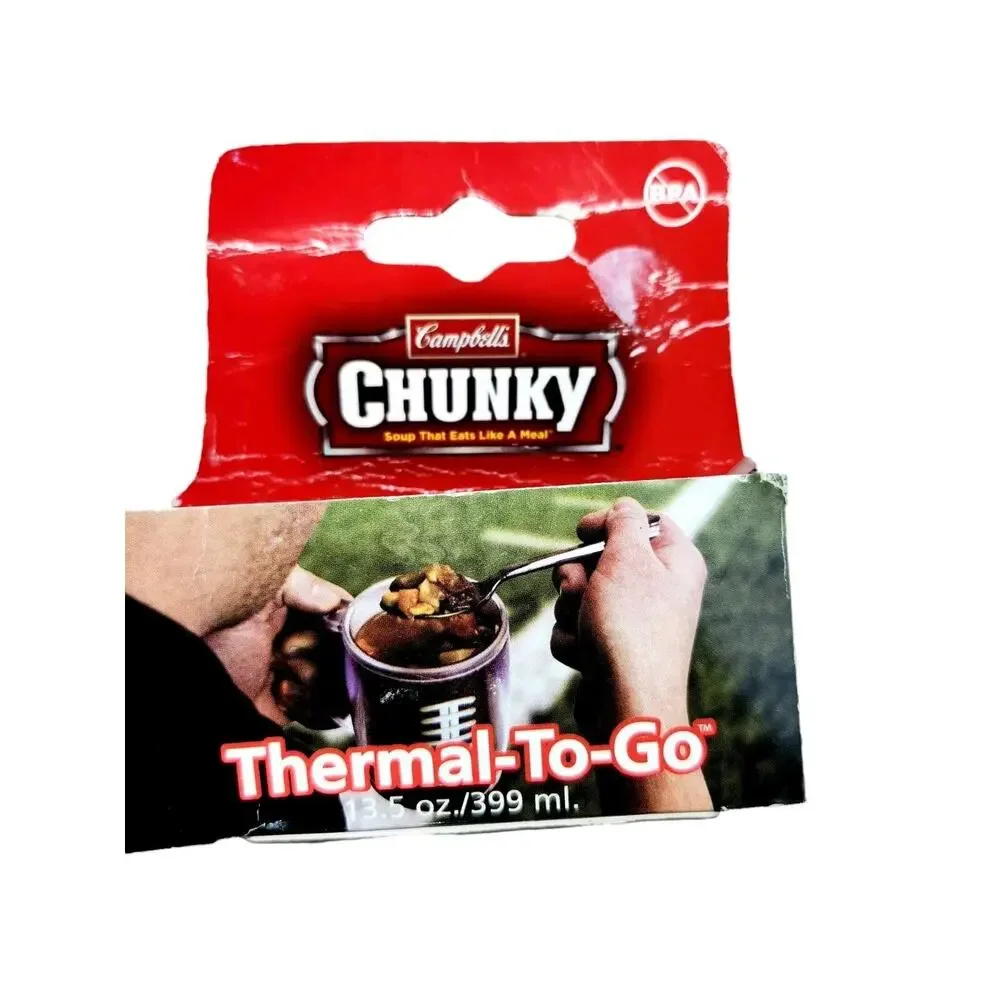 Campbell's Chunky Soup - New- Football Thermal To Go‎ Mug